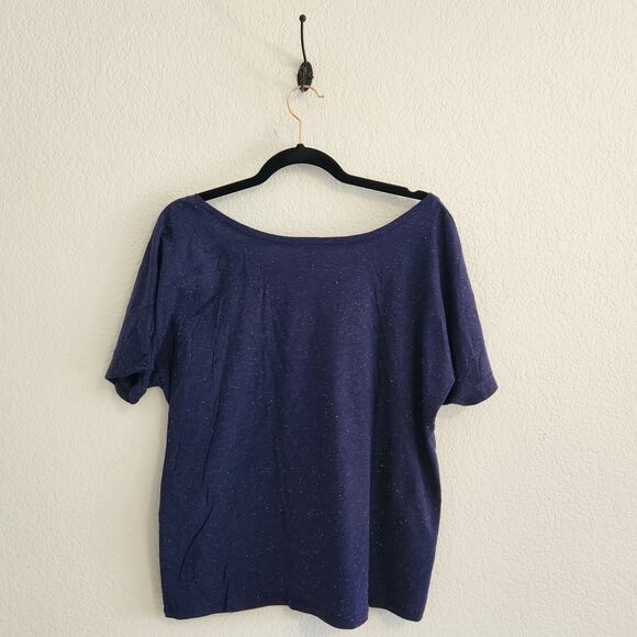 Marc Anthony Women's Size Medium Concert Tee Navy‎ Blue New - Picture 3 of 4
